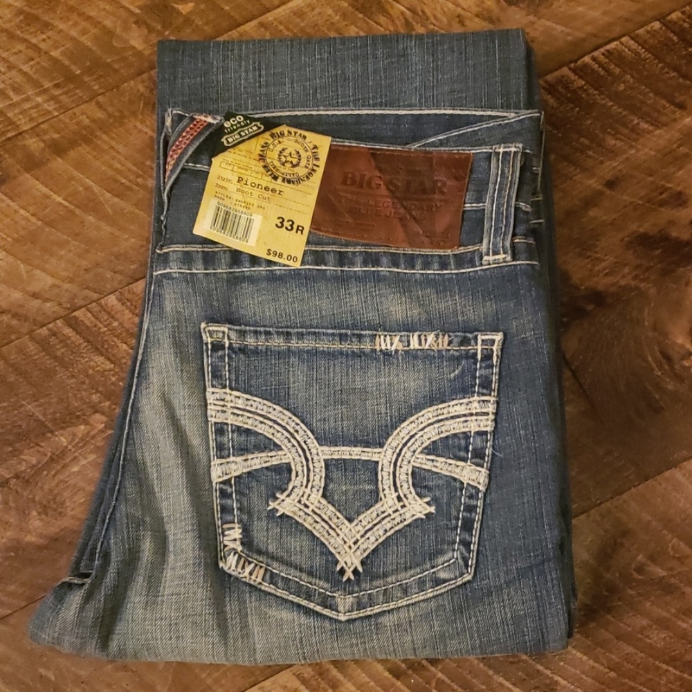 Mens Big Star Pioneer Regular Bootcut Jeans